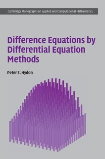 Couverture_Difference Equations By Differential Equation Methods