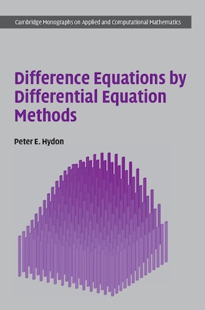 Difference Equations By Differential Equation Methods