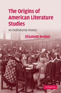 Couverture_The Origins of American Literature Studies