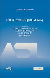 Couverture_Logic Colloquium 2005