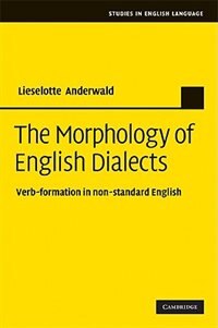 Couverture_The Morphology of English Dialects