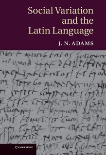 Couverture_Social Variation and the Latin Language