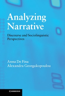 Couverture_Analyzing Narrative