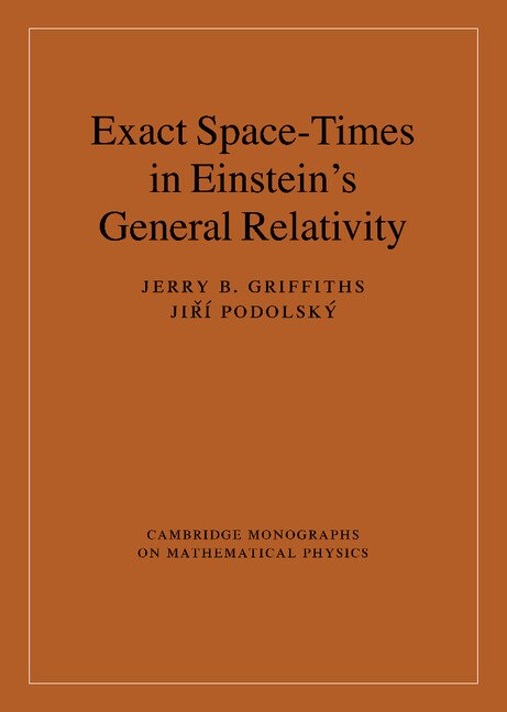 Couverture_Exact Space-times In Einstein's General Relativity