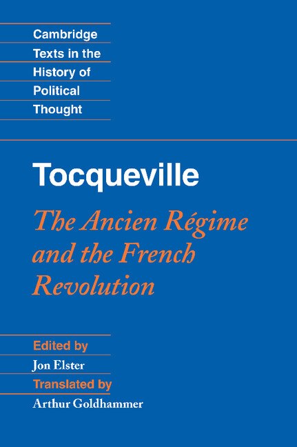 Couverture_Tocqueville: The Ancien Régime And The French Revolution