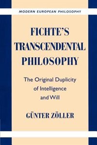 Couverture_Fichte's Transcendental Philosophy