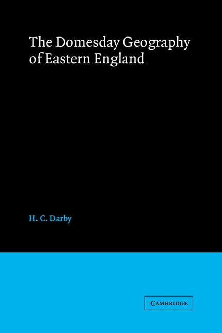 Front cover_The Domesday Geography of Eastern England