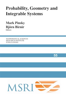 Couverture_Probability, Geometry and Integrable Systems