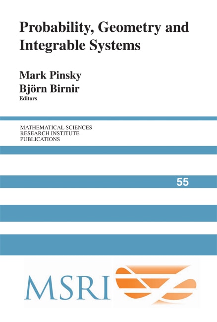 Couverture_Probability, Geometry and Integrable Systems
