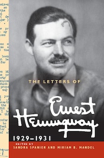 Front cover_The Letters of Ernest Hemingway: Volume 4, 1929–1931