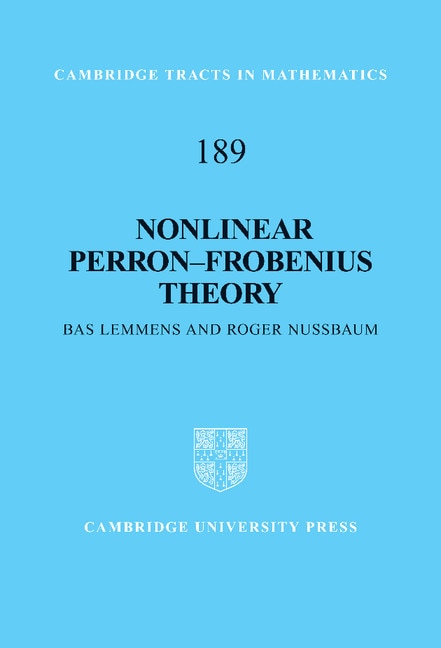 Couverture_Nonlinear Perron&ndash;Frobenius Theory