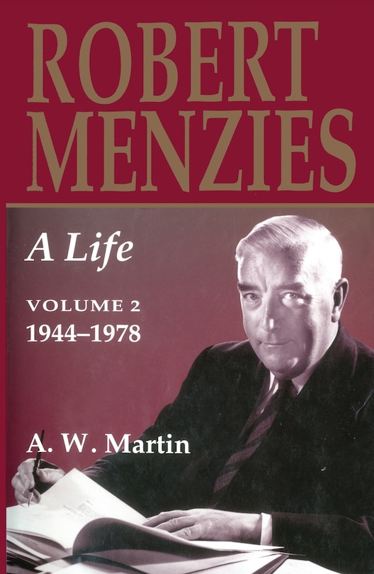 Front cover_Robert Menzies, A Life