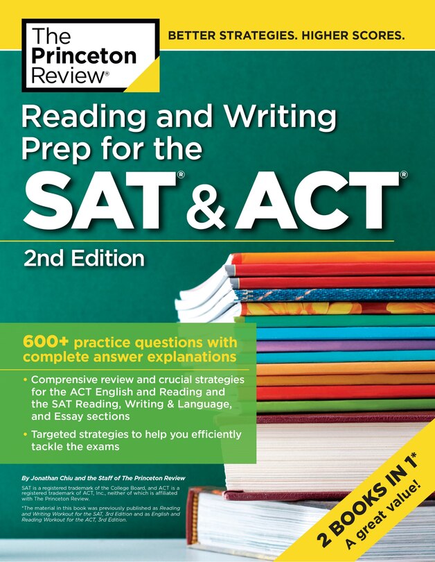Front cover_Reading and Writing Prep for the SAT & ACT, 2nd Edition