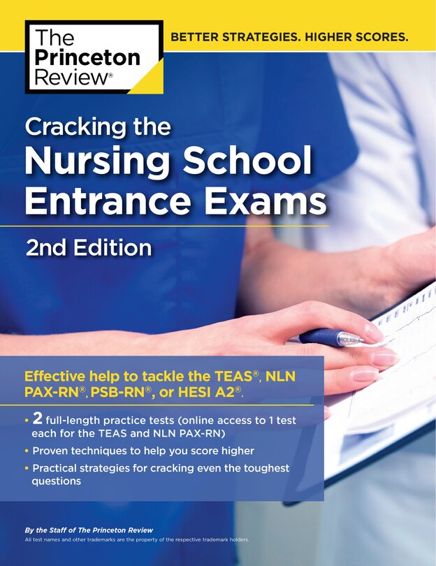 Front cover_Cracking The Nursing School Entrance Exams, 2nd Edition