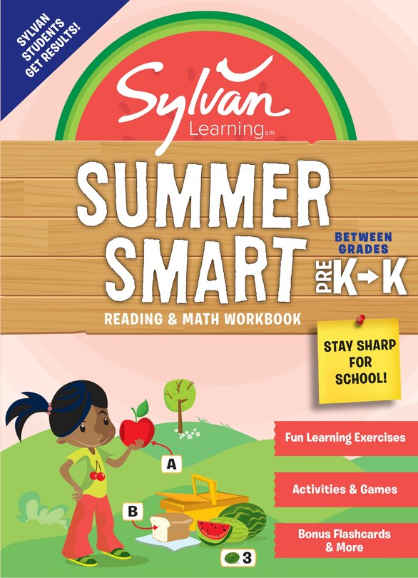 Front cover_Sylvan Summer Smart Workbook: Between Grades Pre-K & Kindergarten