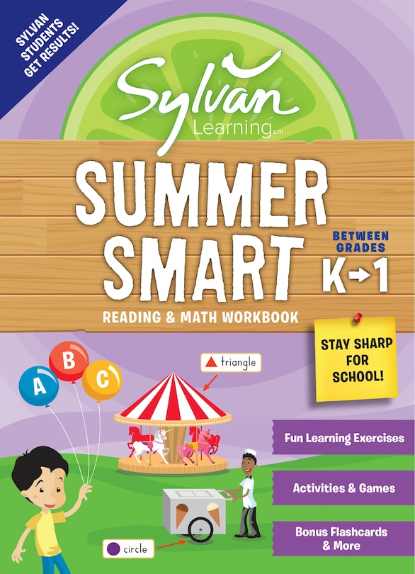 Front cover_Sylvan Summer Smart Workbook: Between Grades K & 1