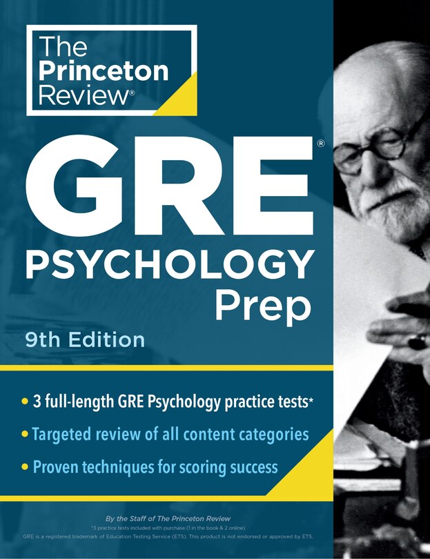 Princeton Review GRE Psychology Prep, 9th Edition: 3 Practice Tests + Review & Techniques + Content Review