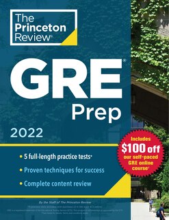Couverture_Princeton Review GRE Prep, 2022