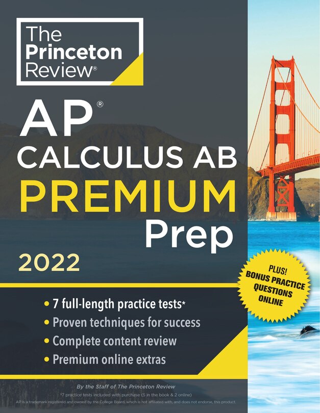 Front cover_Princeton Review AP Calculus AB Premium Prep, 2022