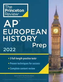 Front cover_Princeton Review AP European History Prep, 2022