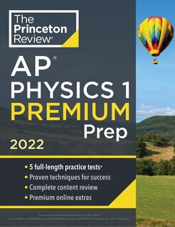 Front cover_Princeton Review AP Physics 1 Premium Prep, 2022