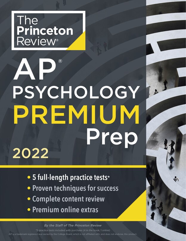 Front cover_Princeton Review Ap Psychology Premium Prep, 2022