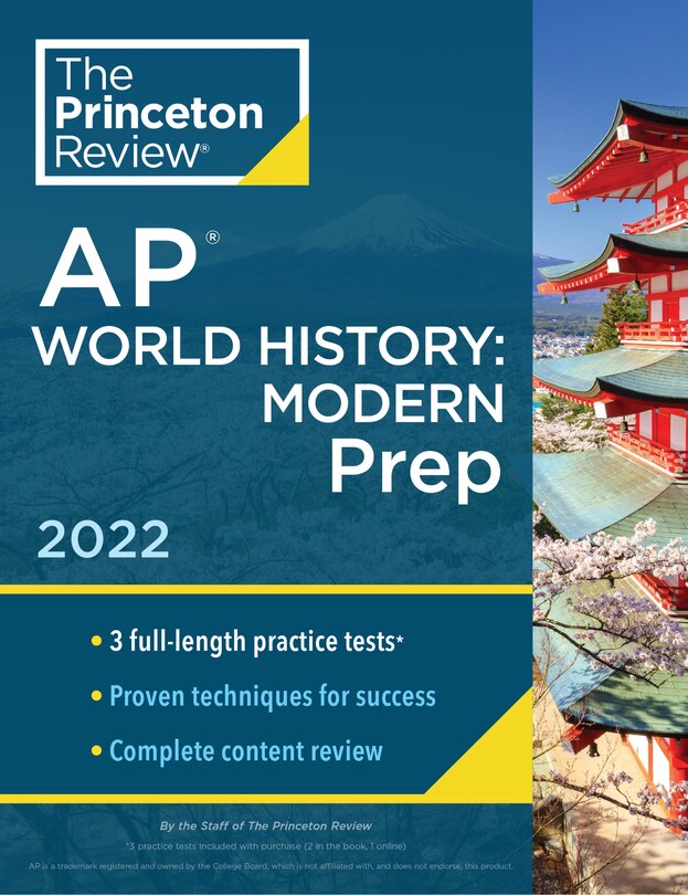 Front cover_Princeton Review AP World History: Modern Prep, 2022