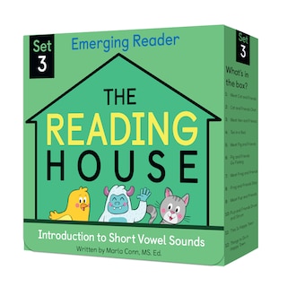 Front cover_The Reading House Set 3: Introduction To Short Vowel Sounds