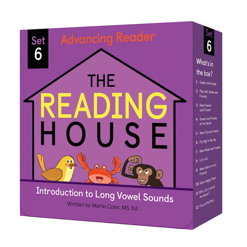 Front cover_The Reading House Set 6: Introduction To Long Vowel Sounds