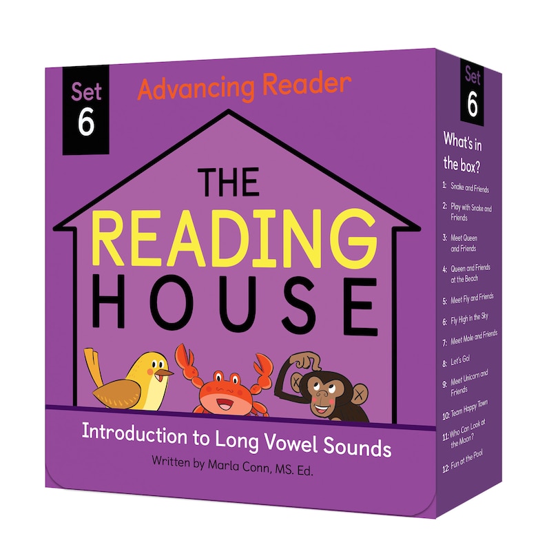 The Reading House Set 6: Introduction To Long Vowel Sounds