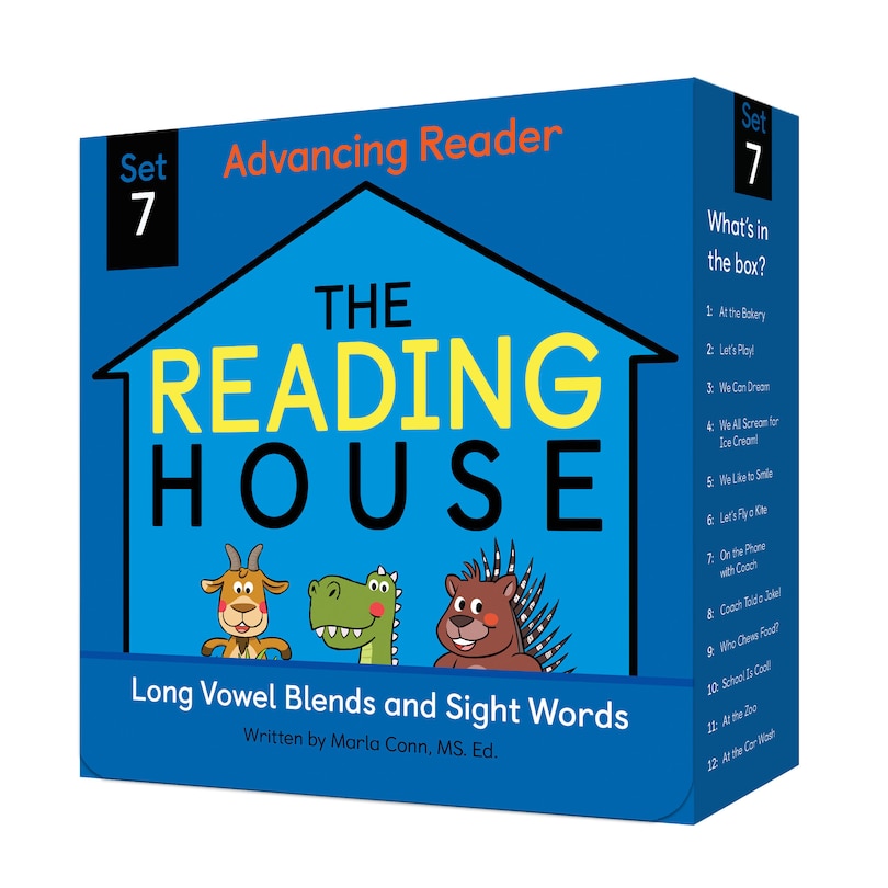 Front cover_The Reading House Set 7: Long Vowel Blends And Sight Words