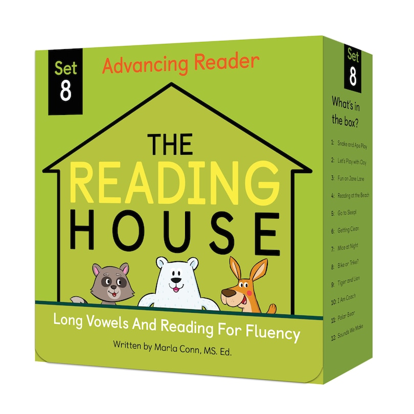 Front cover_The Reading House Set 8: Long Vowels And Reading For Fluency