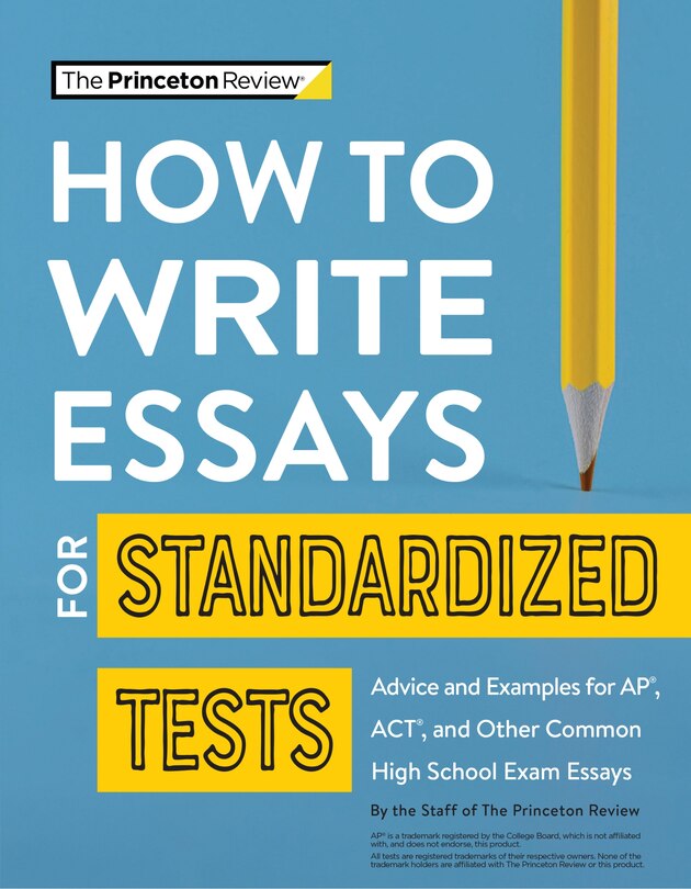Front cover_How To Write Essays For Standardized Tests