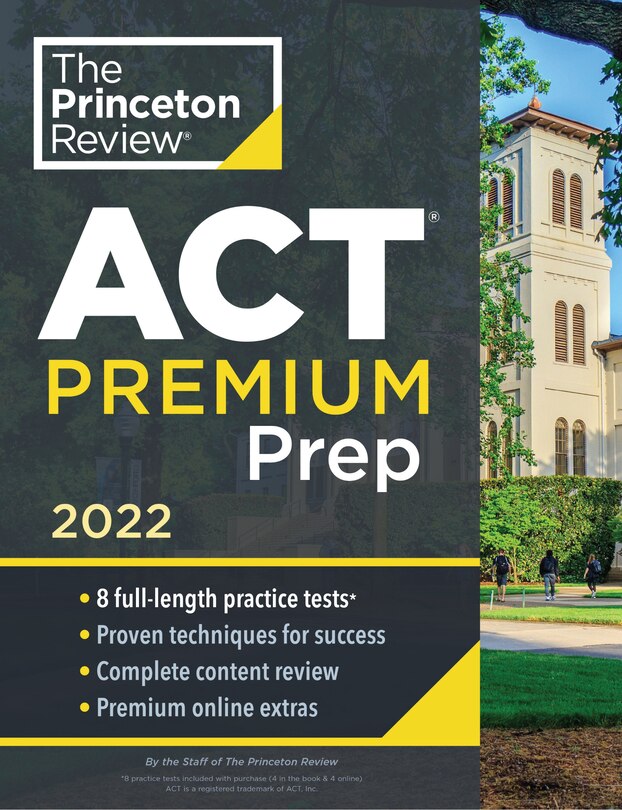 Couverture_Princeton Review Act Premium Prep, 2022