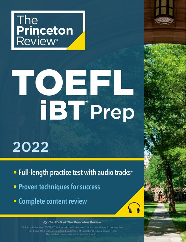 Couverture_Princeton Review Toefl Ibt Prep With Audio/listening Tracks, 2022