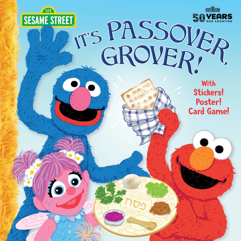 Front cover_It's Passover, Grover! (sesame Street)
