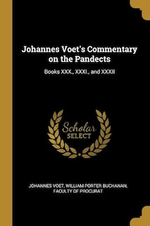 Front cover_Johannes Voet's Commentary on the Pandects