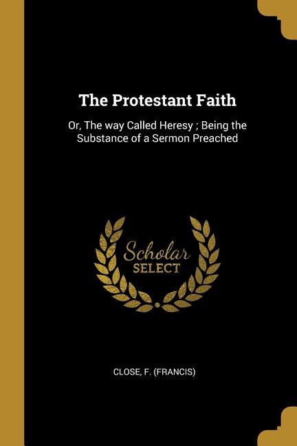 Front cover_The Protestant Faith