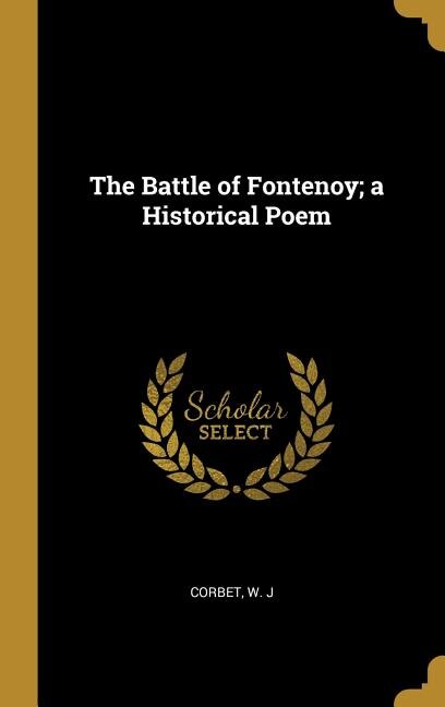 Couverture_The Battle of Fontenoy; a Historical Poem