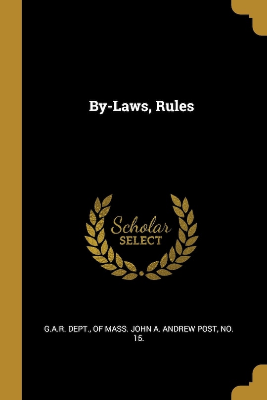 Couverture_By-Laws, Rules