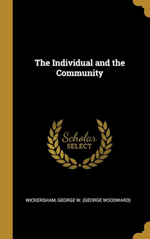 Couverture_The Individual and the Community