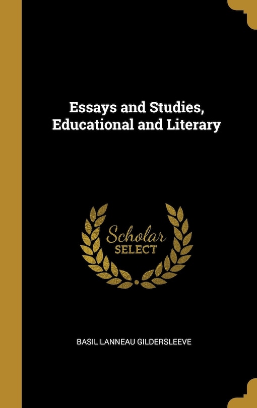 Couverture_Essays and Studies, Educational and Literary