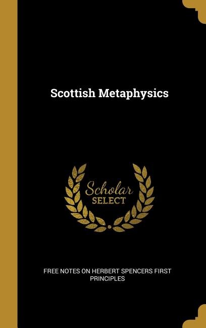 Front cover_Scottish Metaphysics