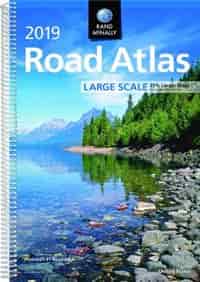2019 Large Scale Road Atlas by Rand Mcnally