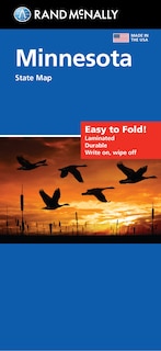 Front cover_Rand McNally Easy to Fold: Minnesota State Laminated Map