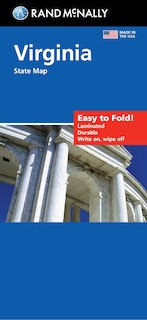 Front cover_Rand McNally Easy to Fold: Virginia State Laminated Map