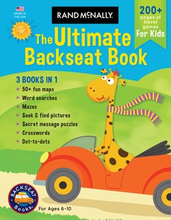 Front cover_Rand McNally: The Ultimate Backseat Book 3 in 1 Kids' Activity Book