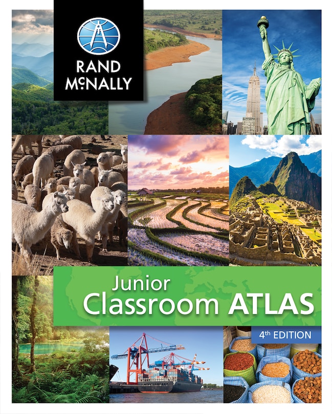 Front cover_Rand McNally Junior Classroom Atlas Grades 2-4