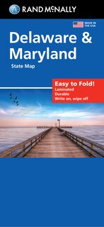 Couverture_Rand McNally Easy to Fold: Delaware, Maryland Laminated Map