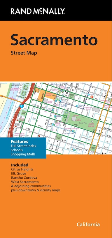 Front cover_Rand McNally Folded Map: Sacramento Street Map